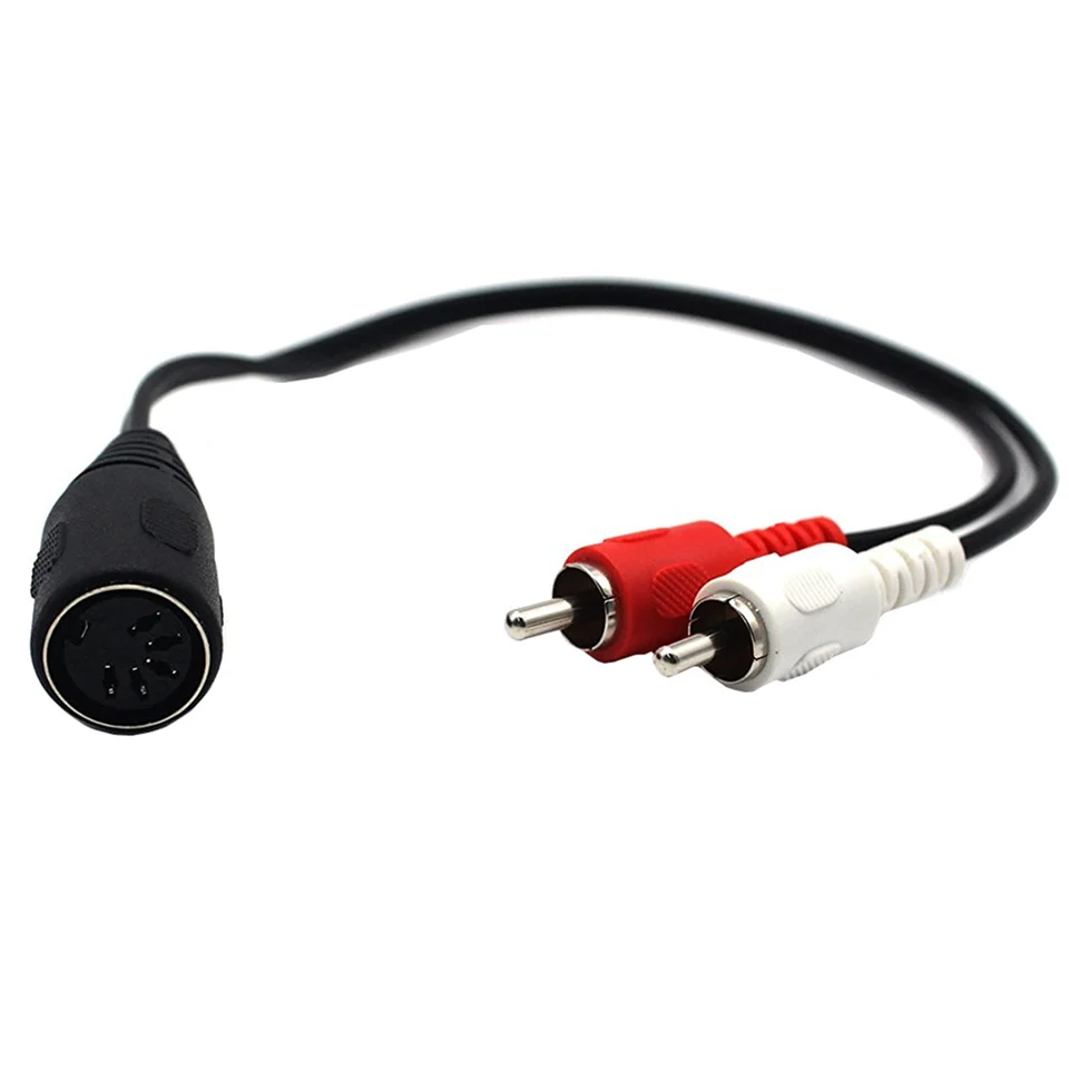5 Pin Din MIDI naar 3.5mm Kabel Adapter Vrouwelijk naar Vrouwelijke Audio Converter Cord voor Bang & Olufsen, Naim, Quad.Stereo Systemen (1 meter