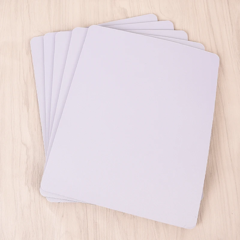 

White Fabric Mouse Mat Pad High Quality 3mm Thick Non Slip Foam 26*21cm