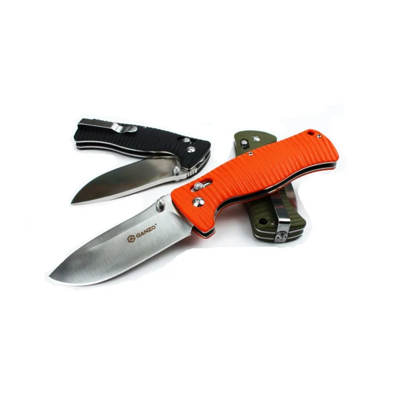 Складной нож Ganzo G720 с ручкой Firebird F720 58 60HRC G10 карманный для выживания на открытом