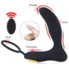 Male Masturbator Prostate Massage Anal plug Vibrator Sex Toy Vaginal Stimulator Anal Cock Ring Butt Plug Gay Sexitoys for Men 1
