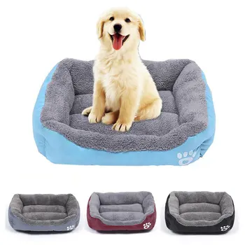 

Dogs Bed For Small Medium Large Dogs Pet House Waterproof Bottom Soft Fleece Warm Cat Bed Sofa House