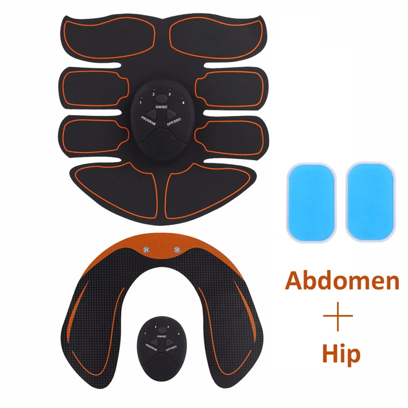 Hip and Abdomen Стимулятор мышц тела, тренажер для сжигания живота, тренажер для умной руки, ягодиц, тренажер, тренажер для похудения тела, массаж, фитнес - Цвет: Hip and Abdomen