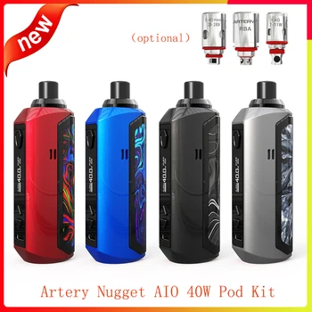 

Hot Artery Nugget AIO 40W Pod Kit 1500mAh battery with 0.4ohm mesh coil & 1.4ohm parallel coil vs Vinci X/ pal 2 pro