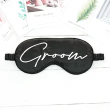 В настоящее время доступны оптовые производители настраиваемые Вышивка Черная маска для глаз на основе шелка двойной слой путешествия авиация сна глаз P