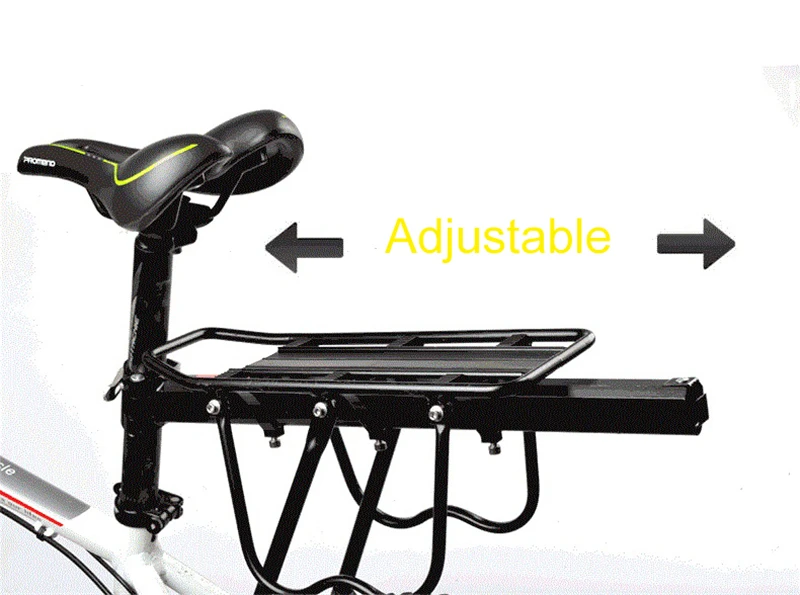 Bike Rack Bicycle Luggage Carrier Cargo Rear Rack Aluminum Alloy MTB Bike Install Tool Shelf Cycling Quality Seatpost Bag Holder