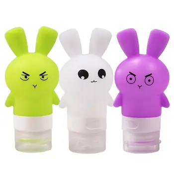 

3pcs 75ml Empty Bottles Cartoon Subpackaging Bottle Lotion Bottles Portable Travel Bottles Shower Gel Cosmetic Lotion Dispenser