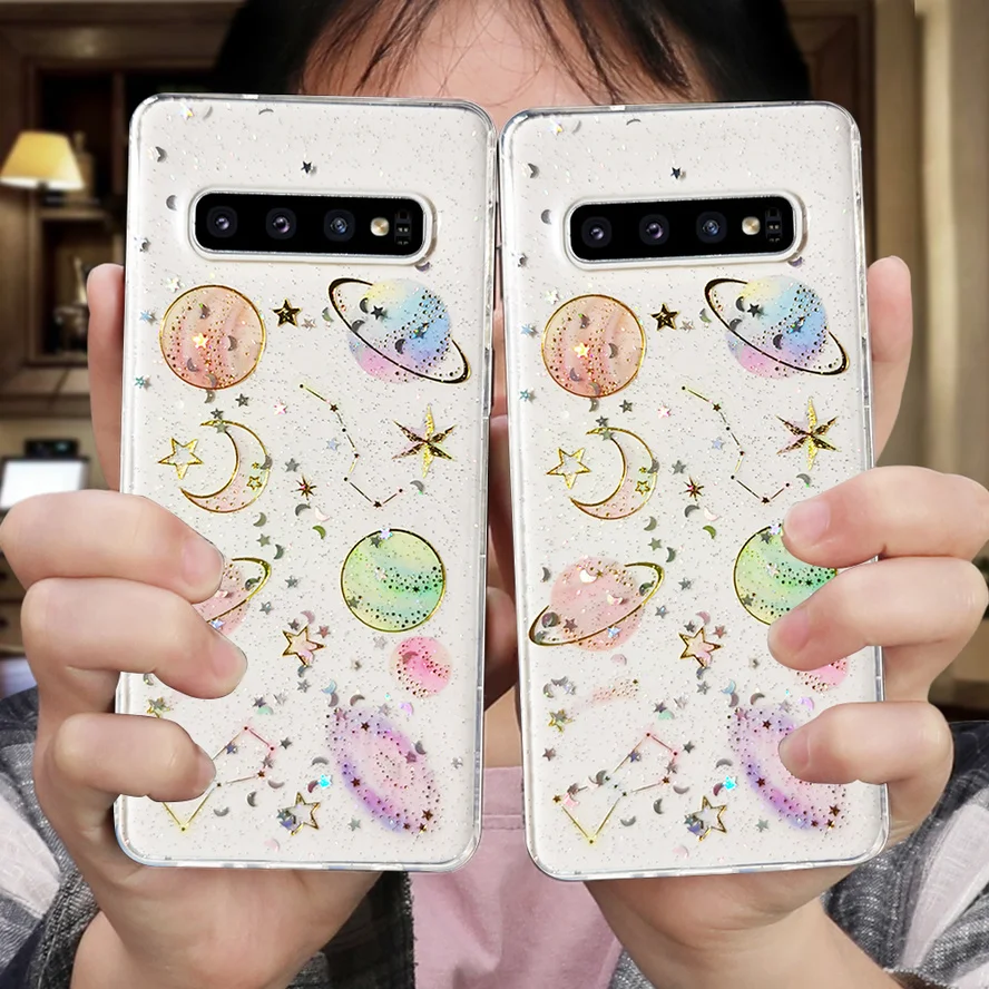 Мягкий силиконовый чехол с рисунком планеты для Samsung Galaxy S21 S20 Ultra 5G S10 S8 S9 Plus S10e