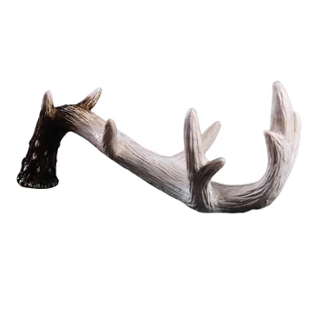 

Deer Horn Ornament Retro Funny Creative Wine Rack Craft Ornament for Home Bar Store (A Pattern Wine Rack)