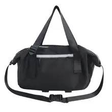 Unisex Nylon Casual Handbag High-quality Reflective Stripe Durable Large Capacity Outdoor Travel Shoulder Crossbody Bag