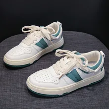 

2022 Fashion Shoes for Women Sneakers Skateboard Mixed Colors Lace-up Zapatos De Mujer Casual Platform Shoes Women High Quality