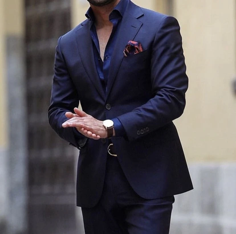 Dark Navy Blue Suit
