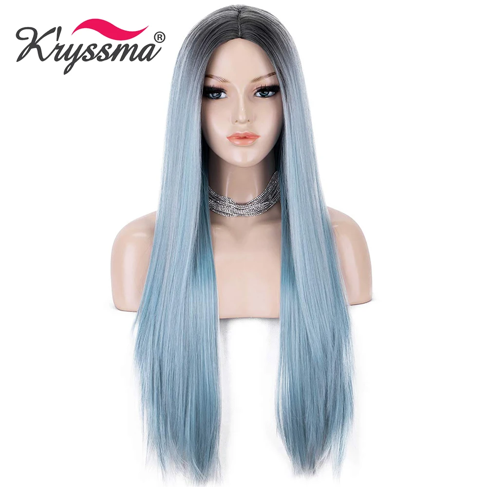 cosplay perucas para mulher com parte do meio