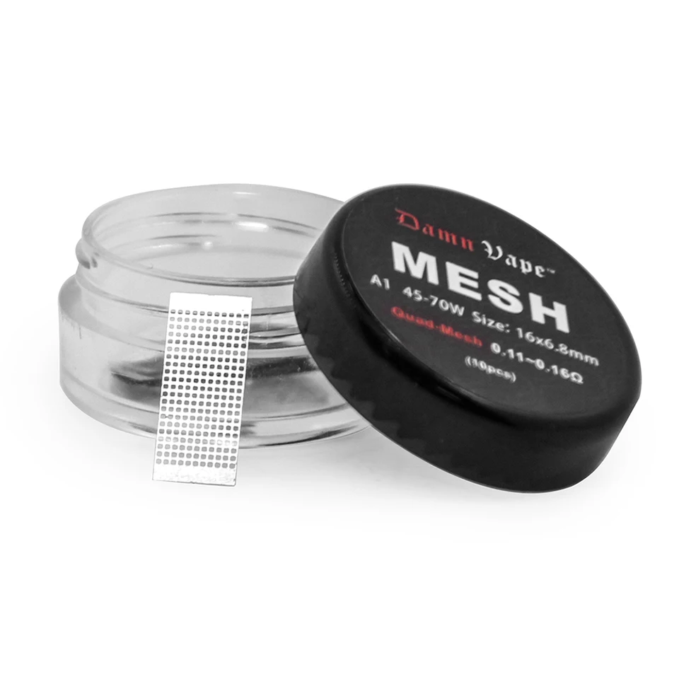 10pcsbox vape DamnVape Doom Quad Mesh 0.11ohm coil for DamnVape Doom Mesh RTA Replacement Electronic vape Accessories coil (5)
