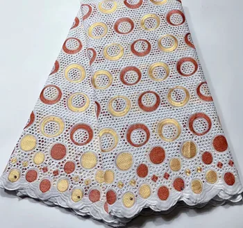 

Hot Selling 100% Cotton African Dry Lace Fabric Nigerian Lace Fabric 2019 High Quality Swiss Voile In Switzerland NSH070