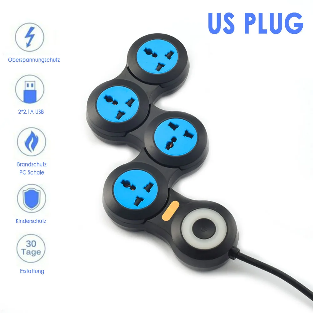 Розетка с Usb полоса зарядки Поворотный Терминал Блок мультифункциональное USB
