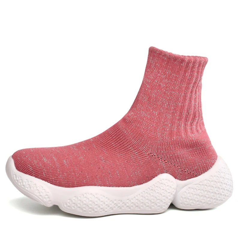 Flyknit/детская обувь для мальчиков; кроссовки для девочек; Детские повседневные носки; Брендовые спортивные кроссовки; chaussure enfant krasovki