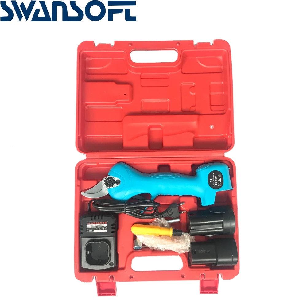 

Electric Pruning Shear 16.8v Power Branch Scissor Battery Secateur Tree Branch Cutter Shear 25MM Cut Diam for Gardening,Orchard