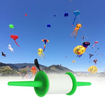 

150M Flying Tool Plastic Hoop Fast Winding Toy Handle Line Camping Reusable Parent Child Durable Sports Beach Outdoor Kite Spool