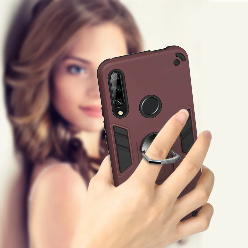 Чехол для телефона Huawei Y5 Y6 Y7 Y9 Prime 2019 Honor 8A 8S P Smart Z милый чехол с магнитным кольцом
