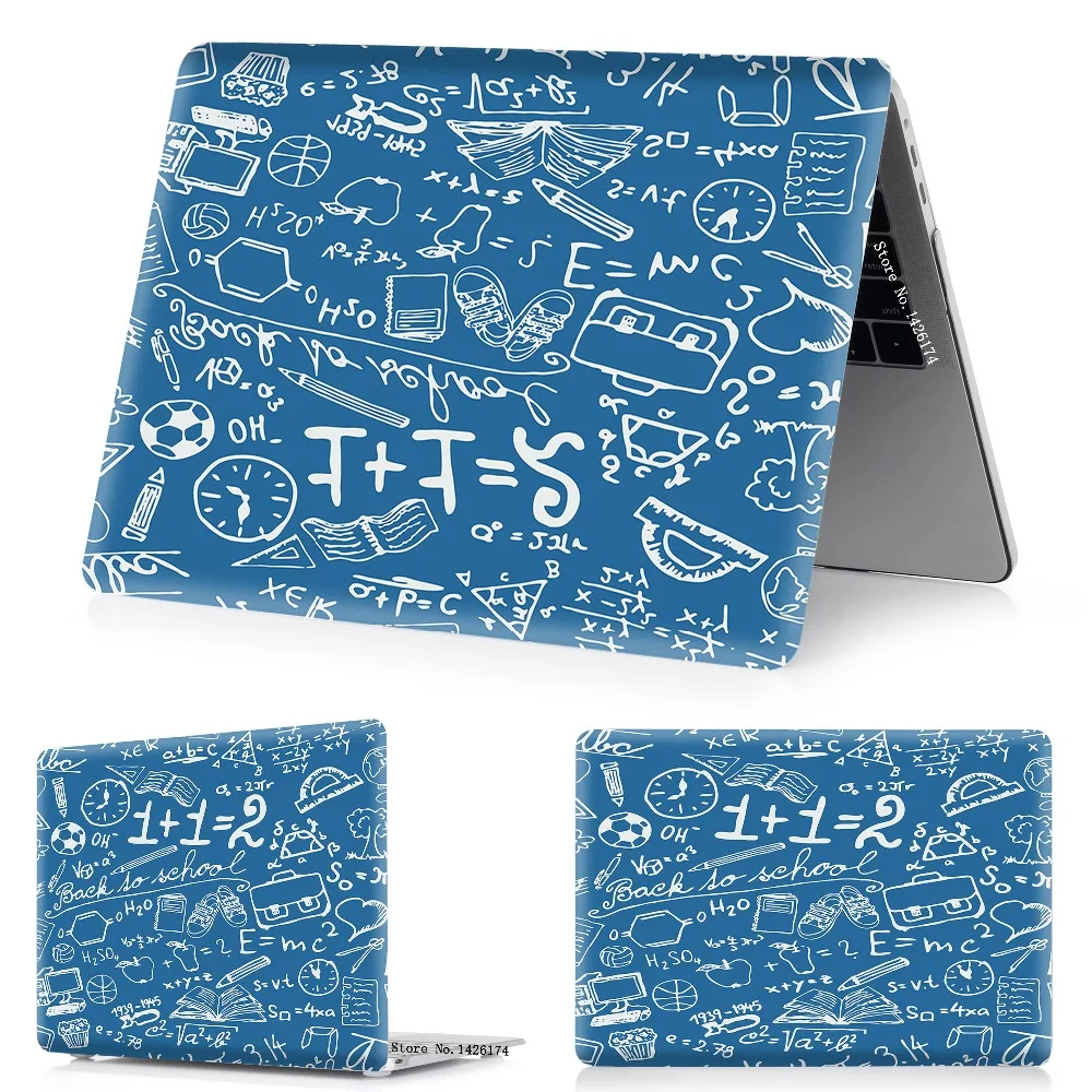 Чехол для ноутбука MacBook Air 11 13 дюймов A1466 A1932 Pro 12 13 15 retina A1502 A1706 A1708 A1989 A2159 школу чехол