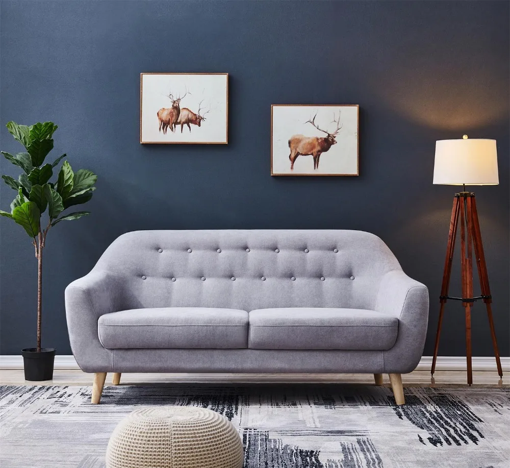 escarabajo lanzar rotación Sofá moderno y contemporáneo, mueble gris, para sala de estar, tela  polieser, solo se puede enviar a EE. UU.|Sofás para sala de estar| -  AliExpress
