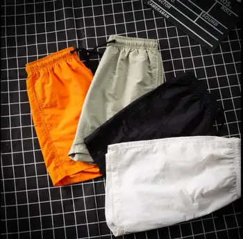 

ZNG 2020 Fashion Shorts Men Summer Fast drying Beach Casual Fitness Gym Sports Short Pants Homme Clothes