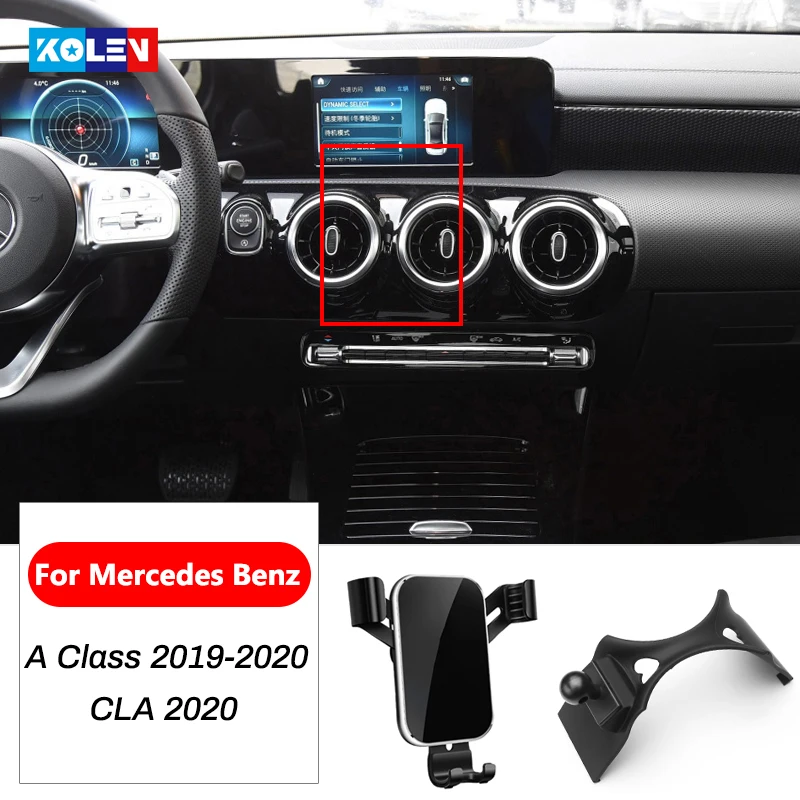 Car Mobile Phone Holder For Mercedes Benz A Class W177 CLA C118 W118 CLA250  220 A180 A200 AMG GPS Air Vent Mount Bracket Stand - AliExpress