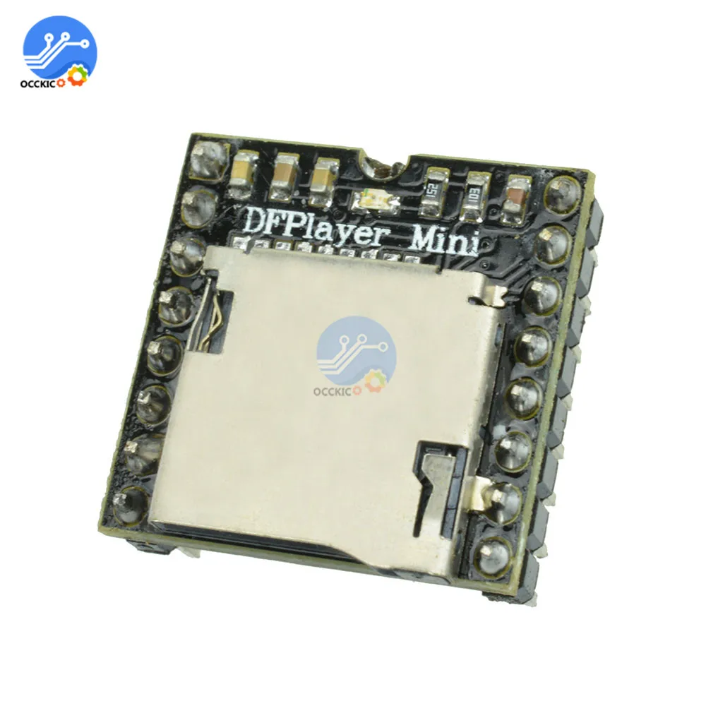 

MP3 DF Player Module DIY Kit Audio Sound Speaker Decoding Board For Arduino Supporting TF Card U-Disk IO/Serial Port/AD