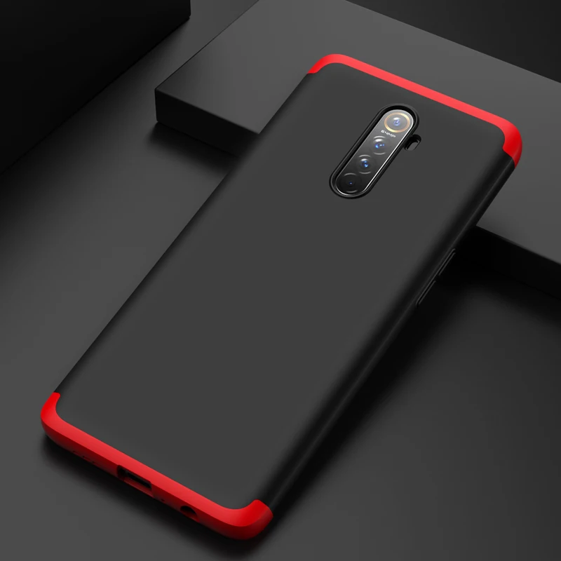 Для Oppo Realme X2 Pro чехол 360 полная защитная задняя крышка для RealmeX2 в 1 матовый жесткий