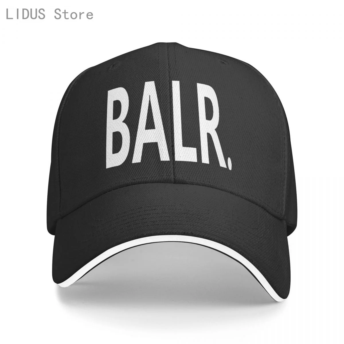 BALR CLASSIC FELT BOX LOGO CAP BLACK-www.coumes-spring.co.uk