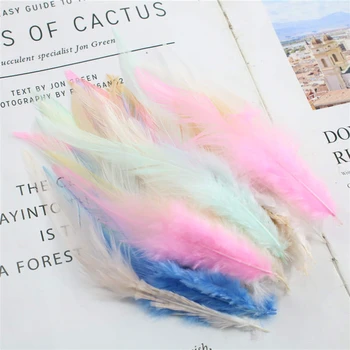 

10-15cm/4-6 Inch Indian Style Rooster Feather Crafts DIY For Decoration Headwear Jewelry Wedding Toy Feather Accessories 20pcs