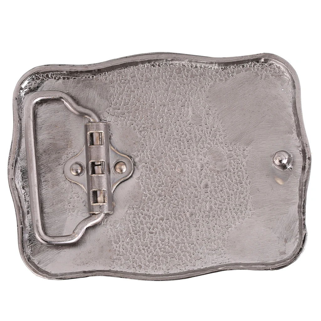 Mens Womens American Western Style Turquoise Stone Belt Buckle Cowgirl Cowboy Belt Buckle Blue Belt Accessories