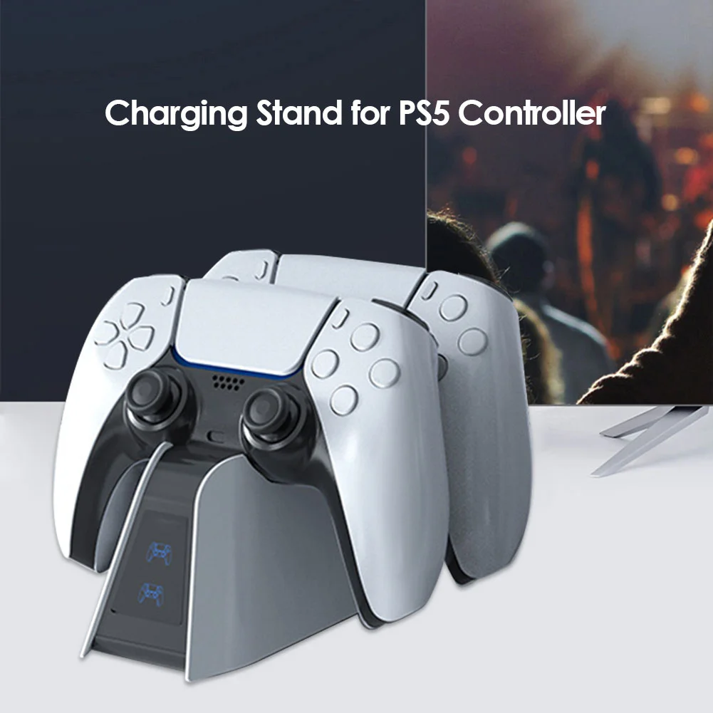 For PS5 Wireless Controller Charging Dock For DualSense Charger Dual Fast Charging Dock Station Dock For PlayStation5 Controller - ANKUX Tech Co., Ltd