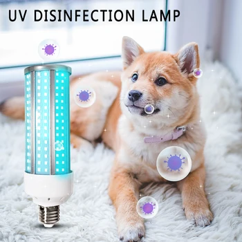 

UV 60W UV Germicidal Lamp Disinfection Bulb UVC Led Corn Light Bulb Uv Sterilizer Bactericidal Lamp Uv Disinfection Lamp E26/E27