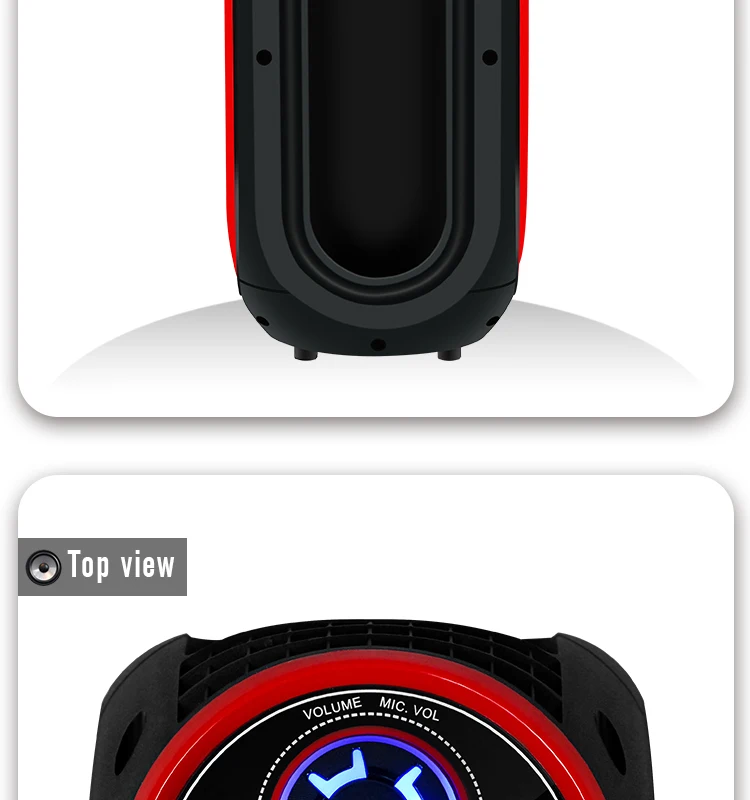 Karaoke Portable Speaker 2021 Hot Sales Direct Manufacture Outdoor Speaker Play Music