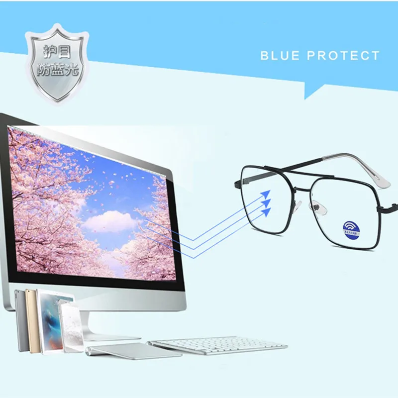 Women Populars anti blue Men computer games anti-radiation Protection Goggles for Frame Women Anti blue light Goggles