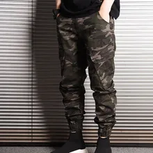 Новинка, модные хлопковые мужские шаровары, японский стиль, камуфляжные брюки-карандаш, повседневные штаны с карманами для бега, мужские брюки размера плюс M-2XL