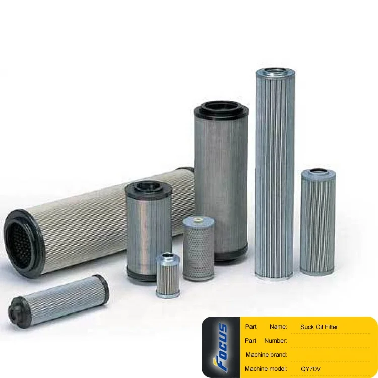 

Truck Crane Spare Parts QY70V QY70V532 Suck Oil Filter