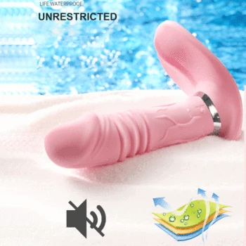 Wearable Vibrator For Women Powerful Telescopic Heating Vibrator Dildo Female G Spot Stimulator Wireless Remote Control Sex Toys 5