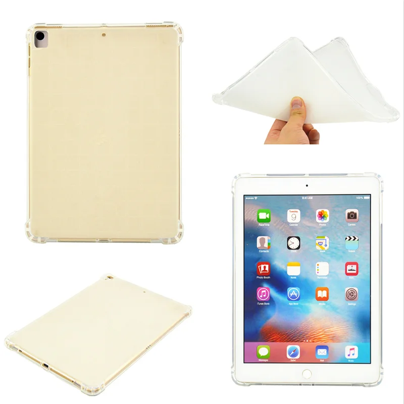 Чехол для iPad 10 2 2019 ТПУ прозрачный силиконовый ударопрочный чехол Apple 7th поколения