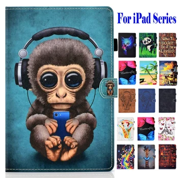 

Cute Cover For Apple iPad Mini Air Air 2 Pro 11 inch 2020/2018 Case Tablet Stand Fundas Free Touch Pen iPad 9.7 2018 Case