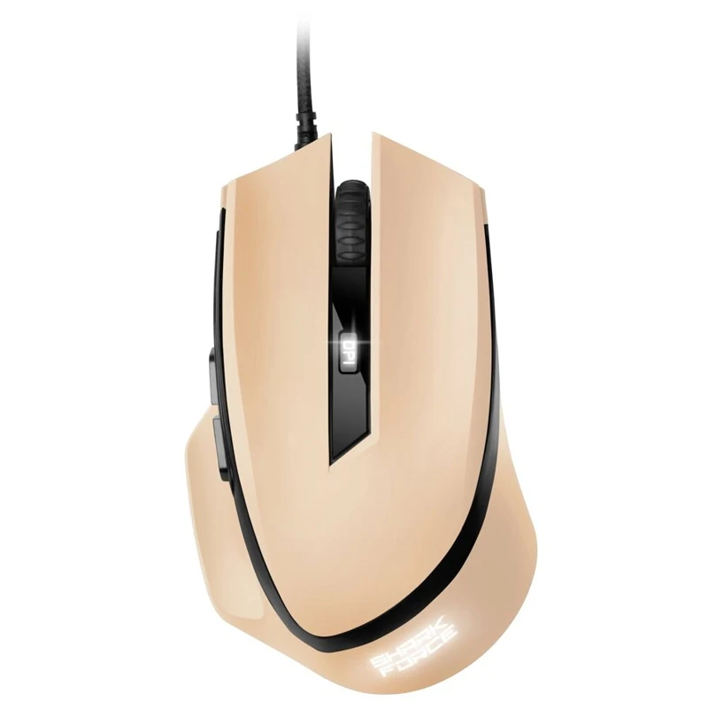 Мышь Sharkoon Shark Force оптическая, 1600 dpi, USB, подсветка