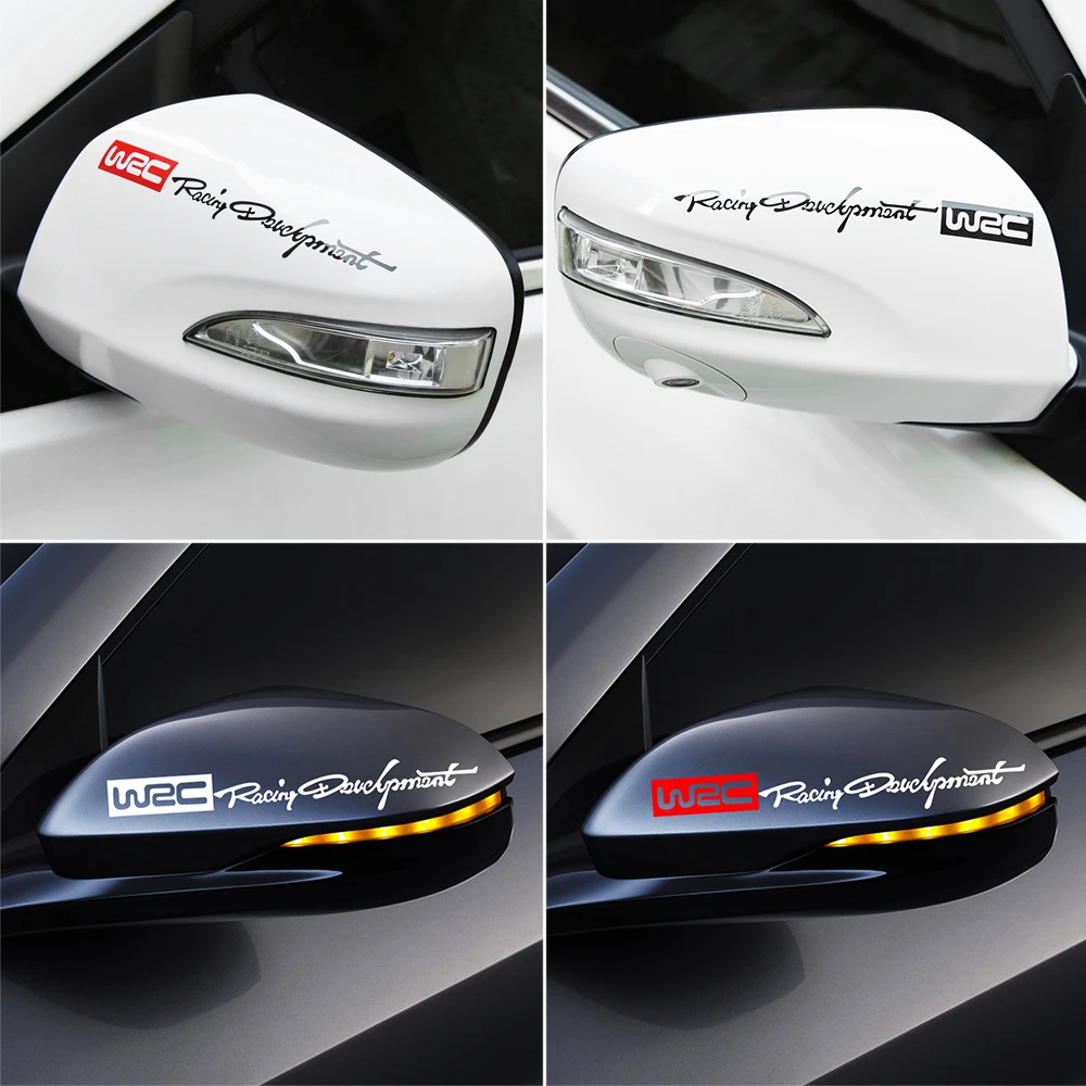 Автомобильное зеркало заднего вида WRC ралли Гонки Наклейка для mitsubishi pajero outlander xl