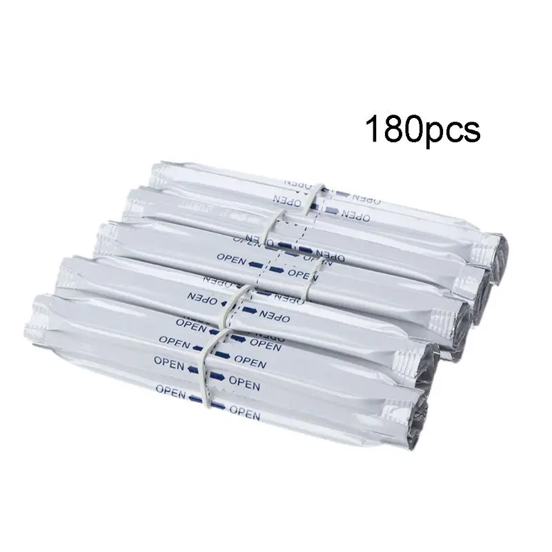Palillo de limpieza de doble cabezal, bastoncillos de algodón con Alcohol húmedo para calentador IQOS, unids/caja, 180