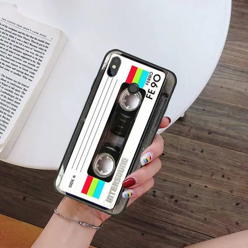 Vintage Cassette tape art retro music Nostalgia funda hull coque cover Phone Case For Xiaomi Redmi note 7 8 10 9 s 9t lite pro xiaomi leather case cosmos blue