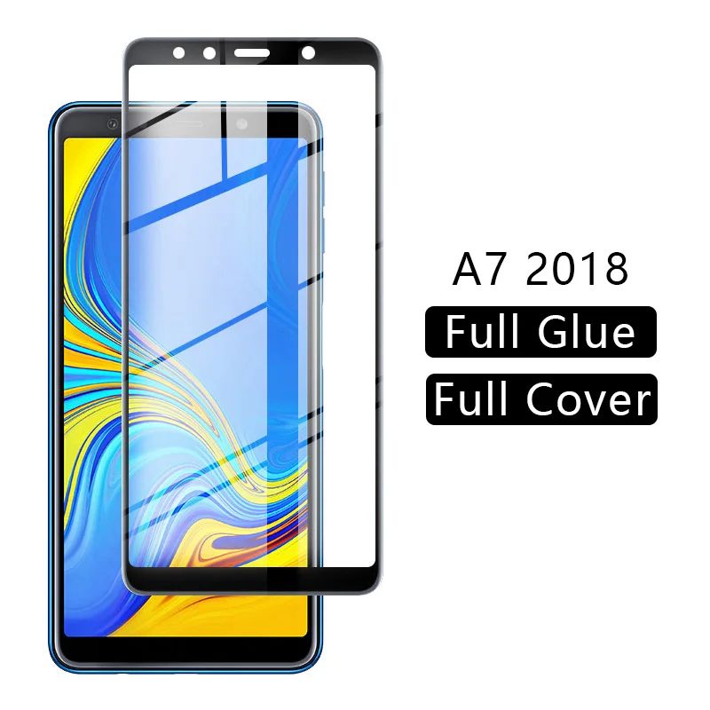 Чехол для samsung a7 2018 чехол galaxy a 7 7a a72018 закаленное стекло защита экрана coque bag samsun