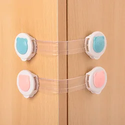 Serrure et sangles d'armoire multifonctions, Protection Anti pincement des tiroirs à main pour bébés, sécurité des enfants, porte de réfrigérateur, boucle d'armoire 