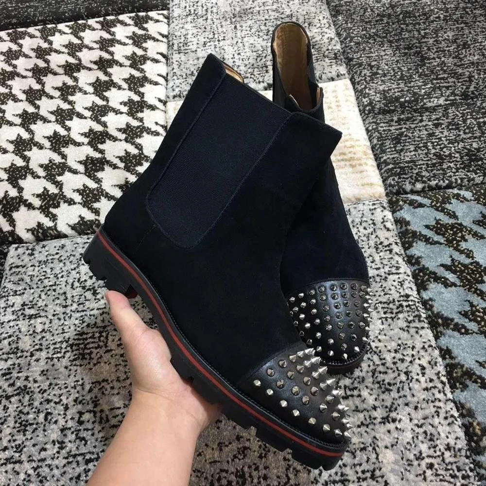 slip on dress boots for men