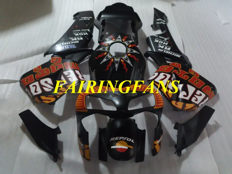 Инжекторный комплект для HONDA CBR600RR F5 03 04 CBR 600 RR CBR 600 RR CBR 600 2003 2004 REPSOL Обтекатели на кузов+ подарки HC43