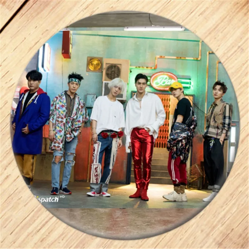 Kpop Super Junior Брошь булавка Play Album Супер шоу 7 значков для одежды украшение для рюкзака ювелирные изделия B060